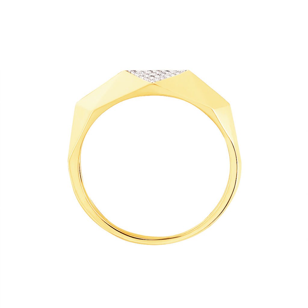 Bague Lizia Or Jaune Diamant