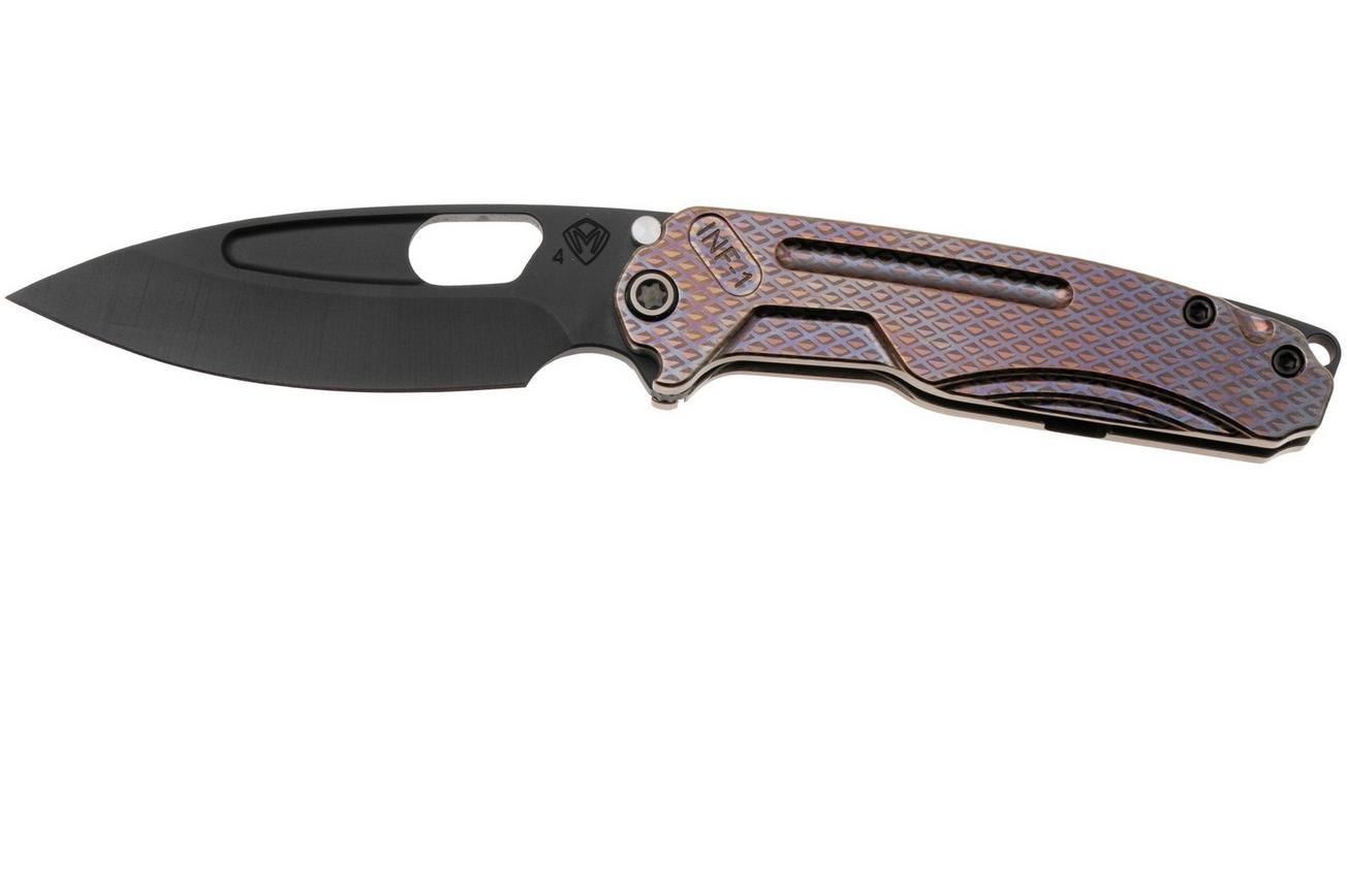 Medford Infraction 25-INF-02, DLC S45VN, Bronze GunGrip Handle, Black/Bronze Hardware zakmes