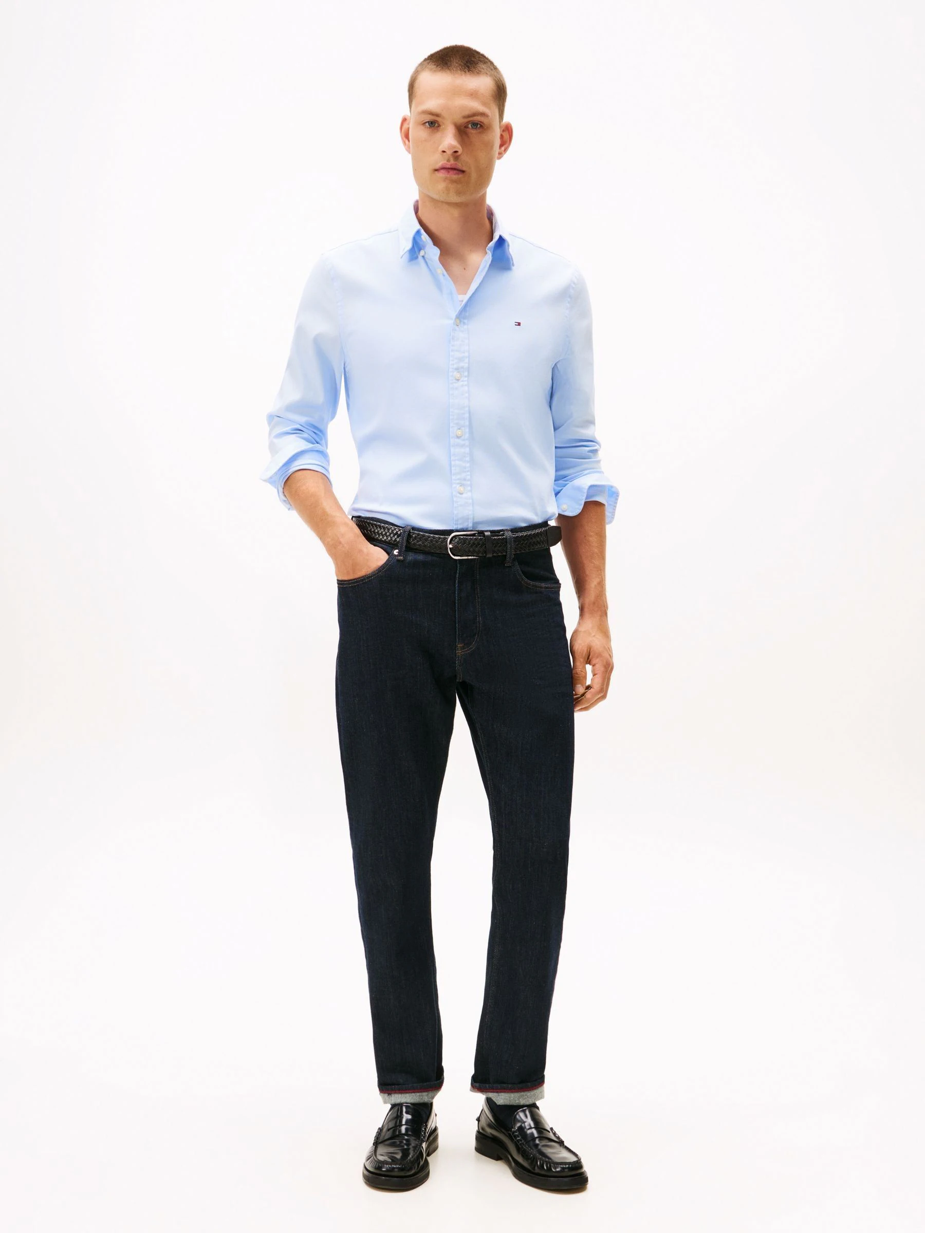 Tommy Hilfiger Slim Fit Yarn Dyed Dobby Shirt