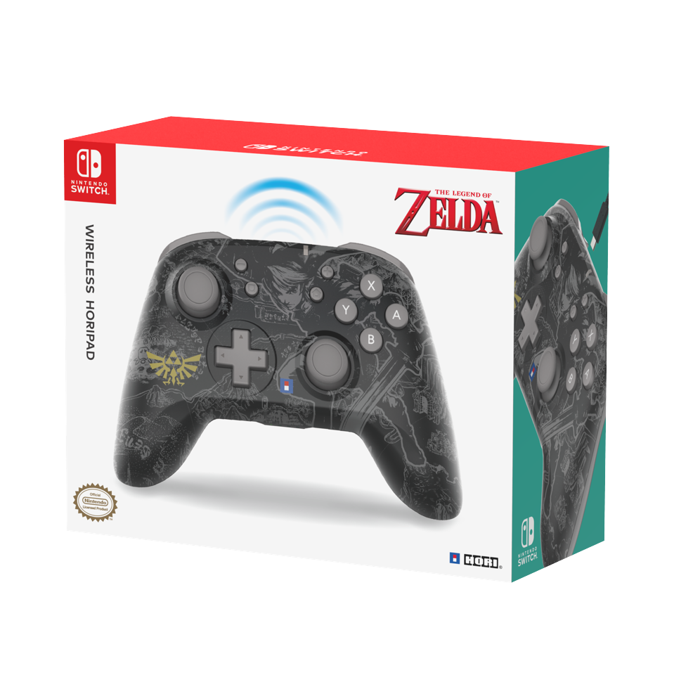 Hori HORIPAD Wireless (Zelda - Black & Grey)