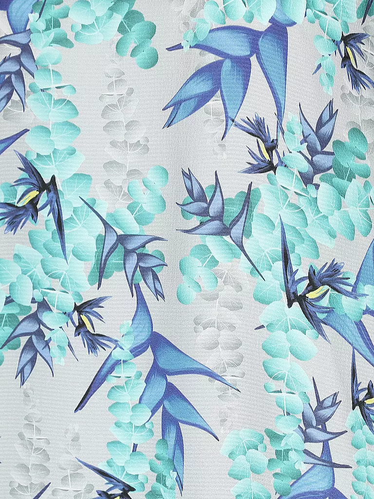 CLAUS TYLER Abendkleid SPORTY PRINT FLORAL türkis