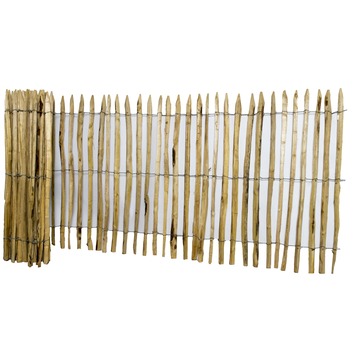 Schapenhek kastanjehout 120 x 500 cm