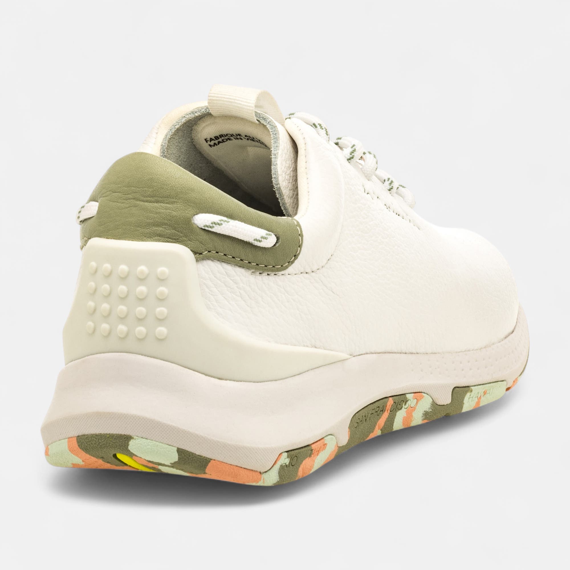 Baskets basses Femme en cuir blanc