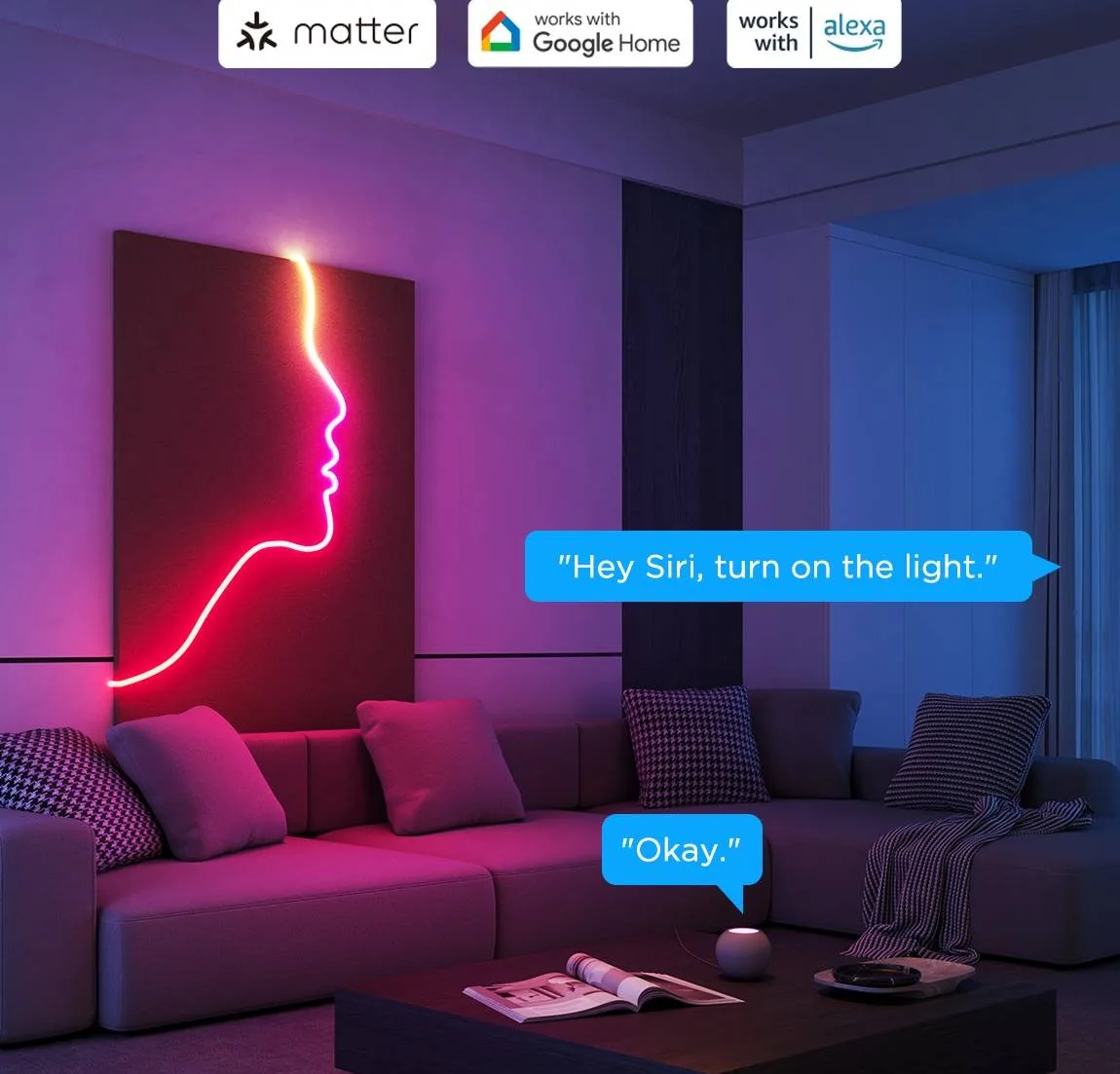 Govee Neon Rope Light 2 (3 m) Bande lumineuse LED