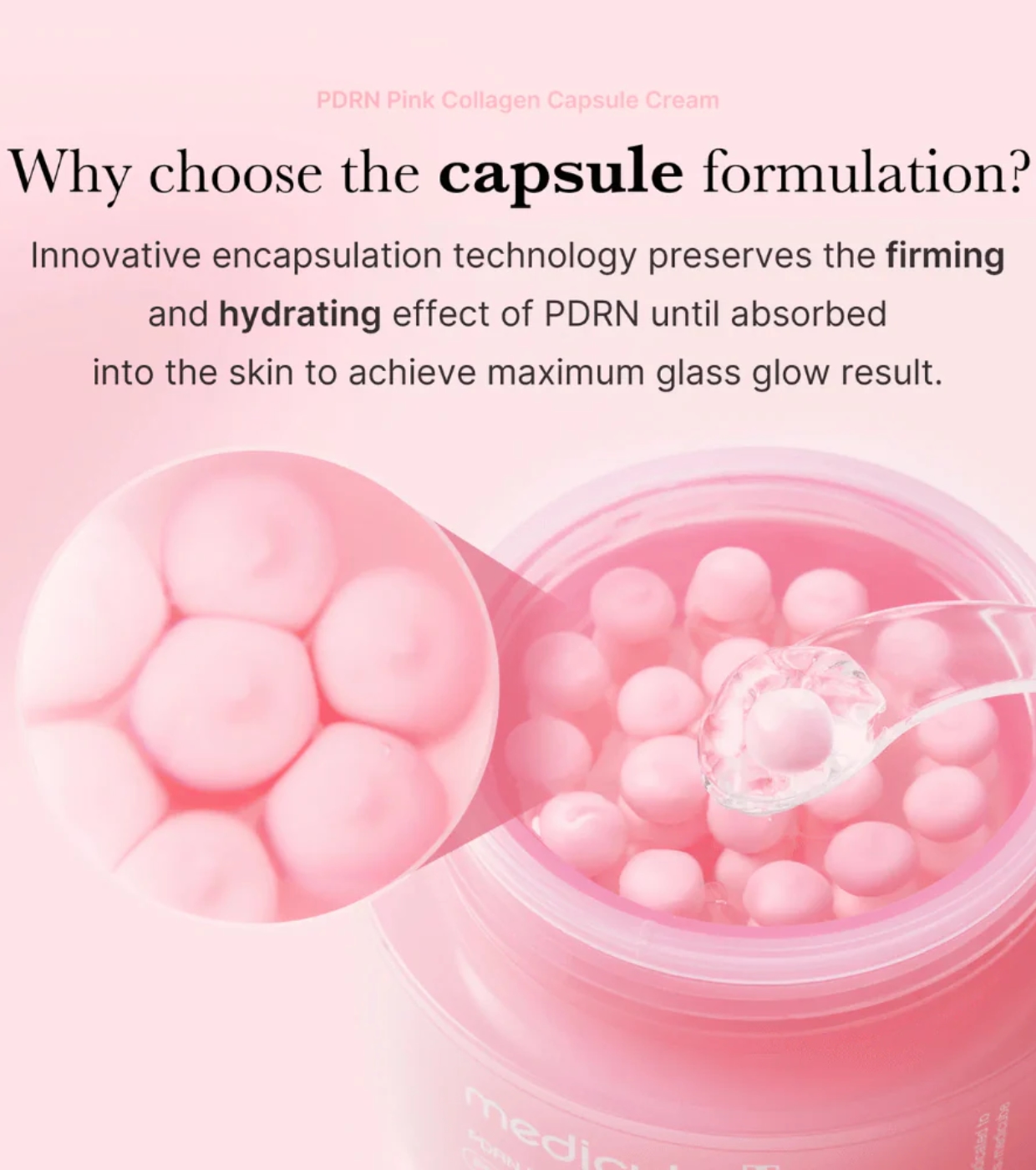 Medicube - *PDRN Pink* - Creme Facial Iluminador Collagen Capsule Cream