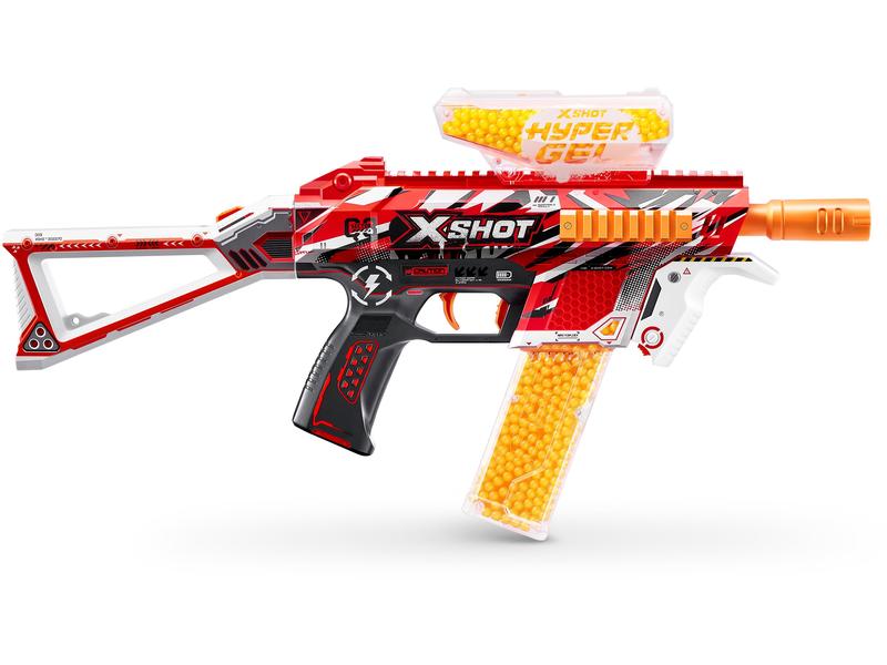 X-Shot Hyper-Gel-Blaster Trace Fire Mit 2500 Gelkugeln und Schutzbrille