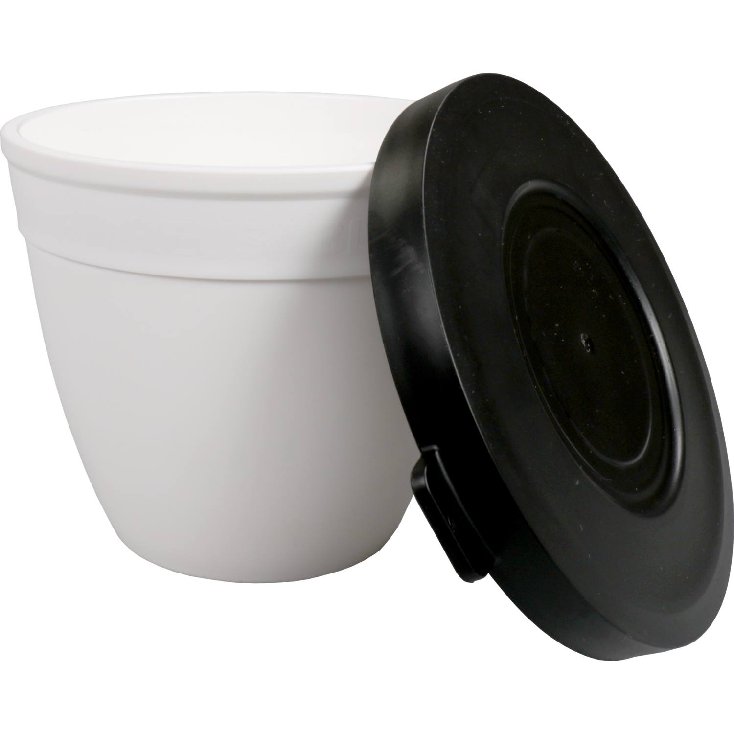 Öko Deksel, PP, rond, reusable, Ø115mm, zwart