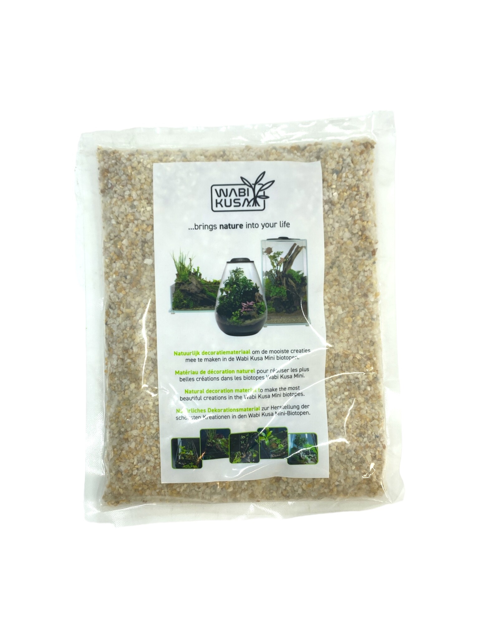 AquastoreXL Wabi Kusa Gravel Geel 2-4mm 1 kg