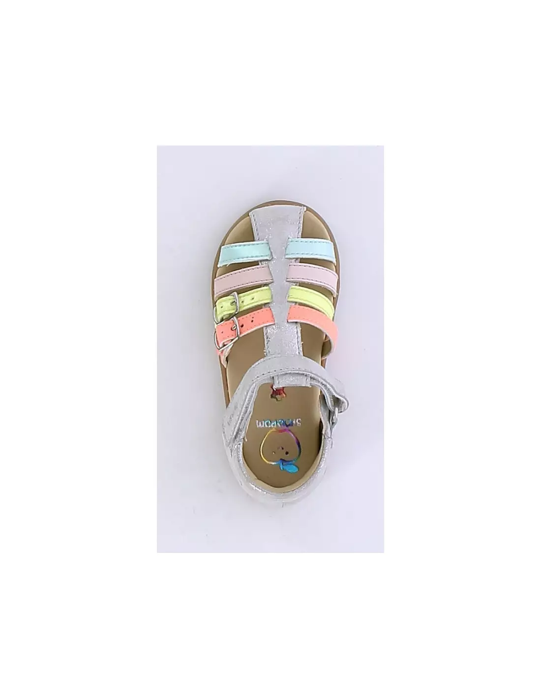 SHOO POM PIKA SPART - Sandales & nu-pieds DustGlitterSilverMulti