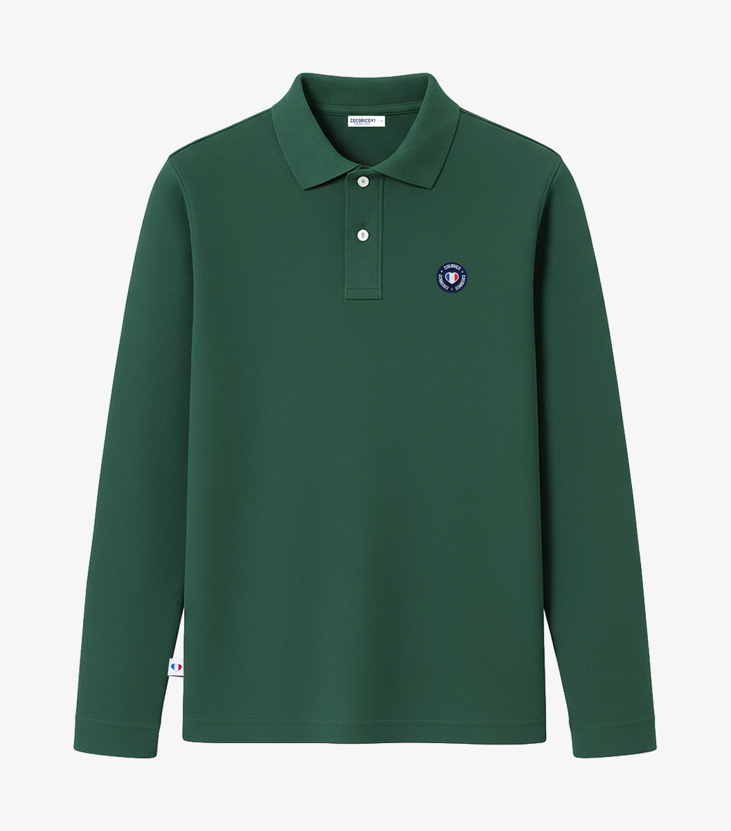 Polo Homme Manches Longues Sapin - Blason