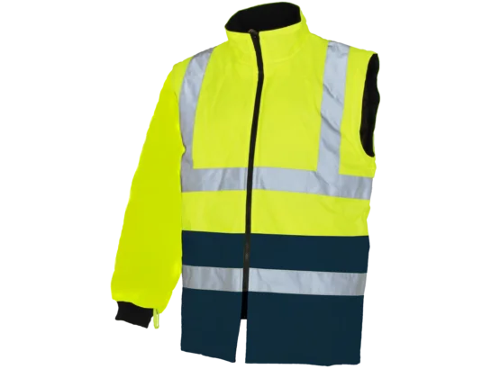 Parka de travail LUMEN 4 en 1 Jaune