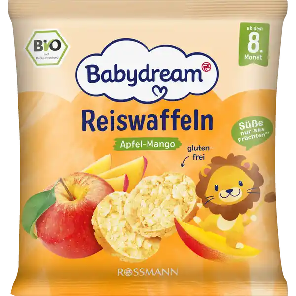 Bio Reiswaffeln Apfel-Mango
