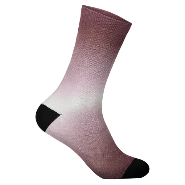 Chaussette vélo POC ESSENTIAL PRINT SOCK LONG GRADIENT GARNET RED