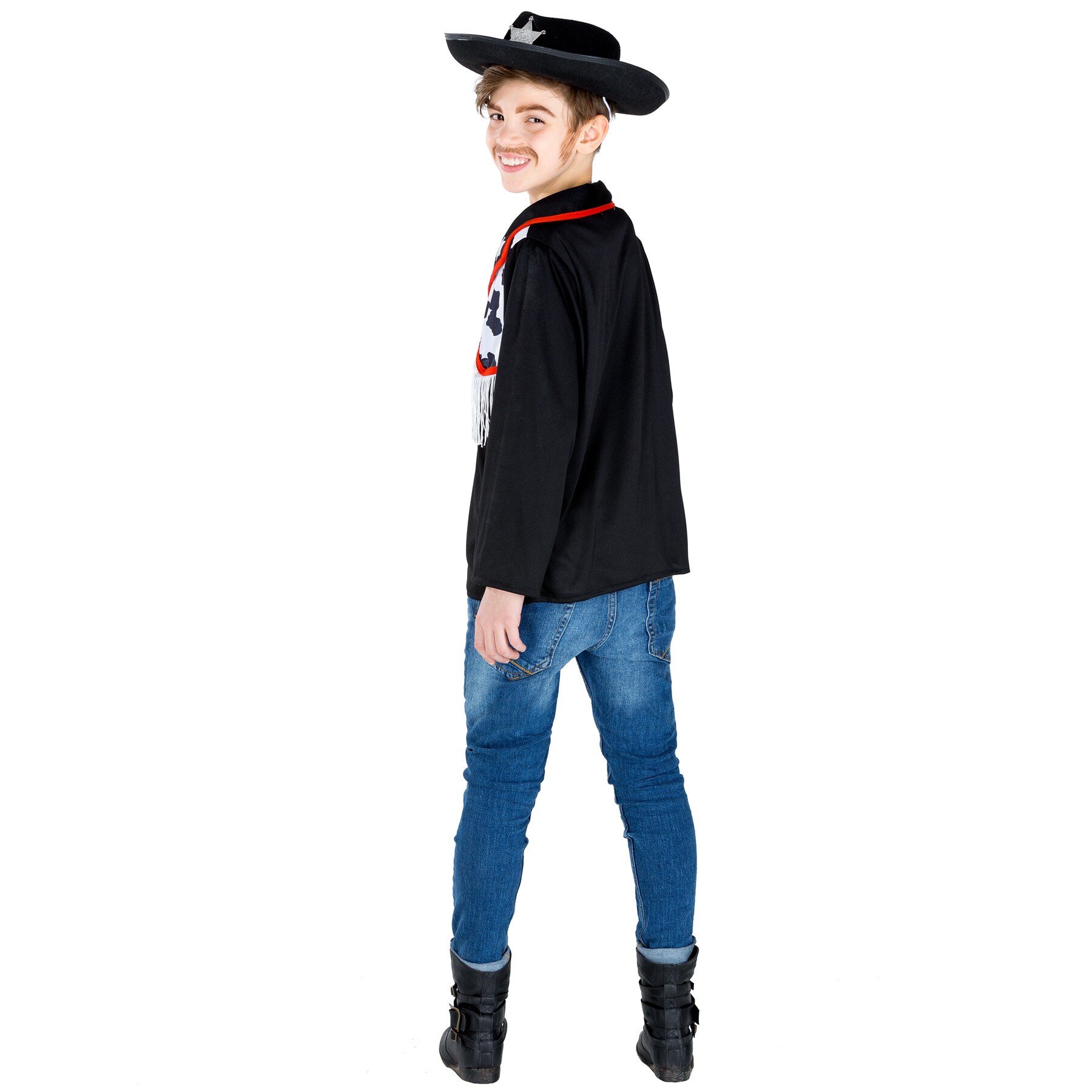 tectake® Jungenkostüm Cowboy Hemd Sheriff