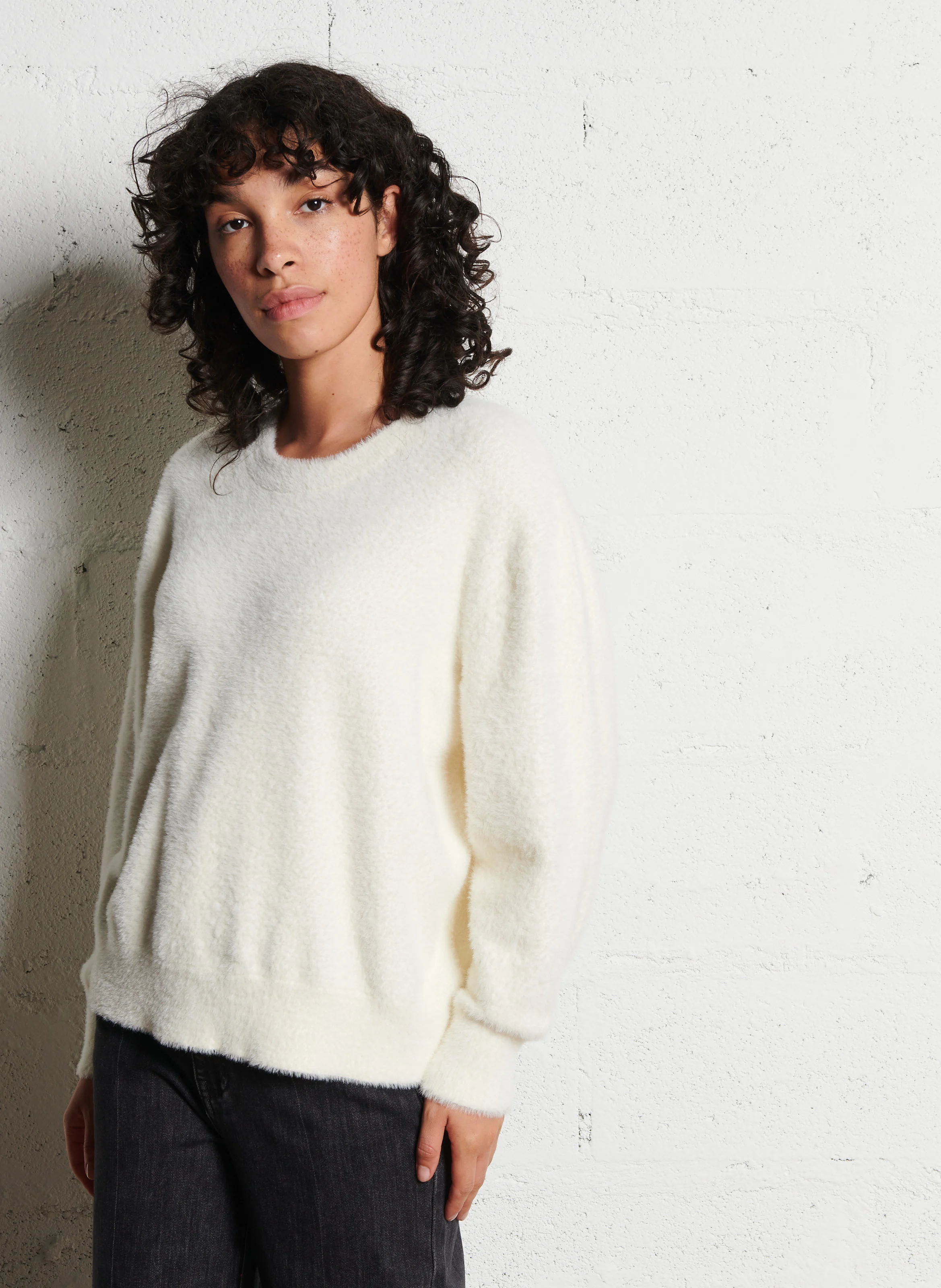 RAFI - Jean boot-cut en coton mélangé | Noir