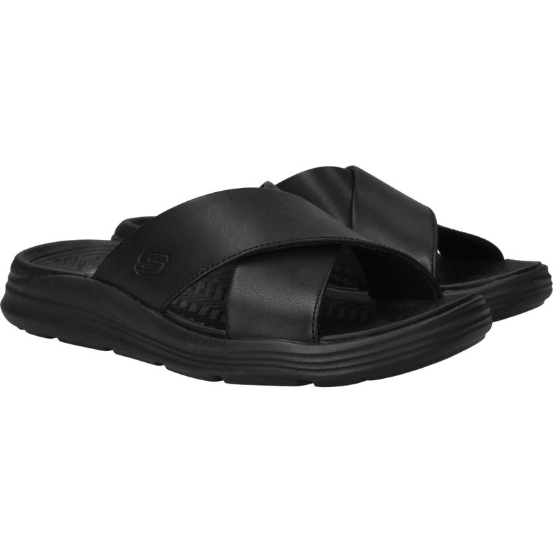 Skechers Relaxed Fit Sargo Denal Slippers Zwart Heren
