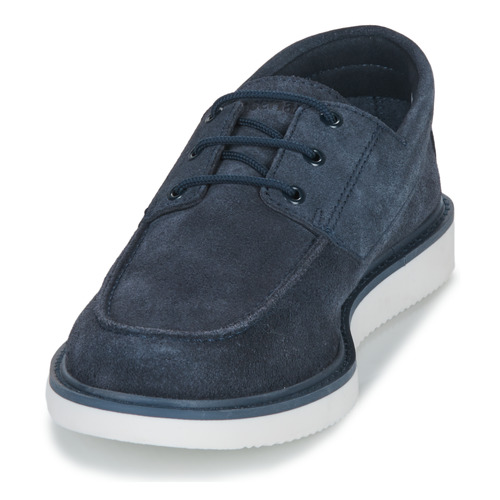 Timberland - NEWMARKET II LTHR BOAT - Marine / Blanc