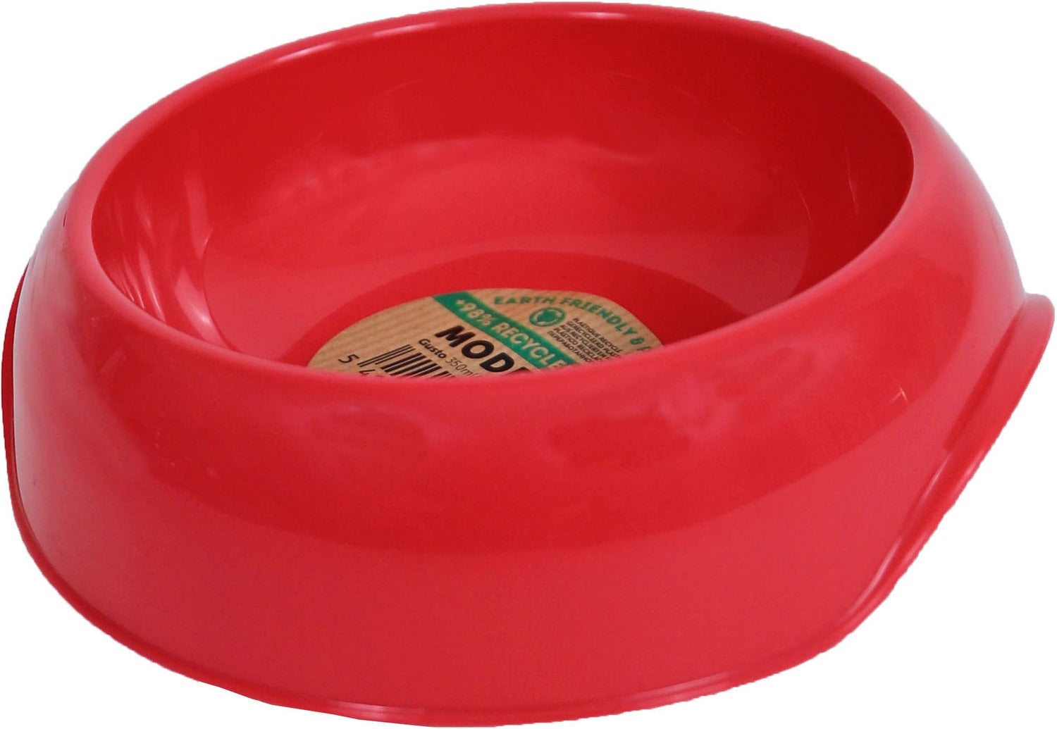 Moderna kattenvoerbak Gusto rood S D 16,9 H 4,3 cm 350 ml