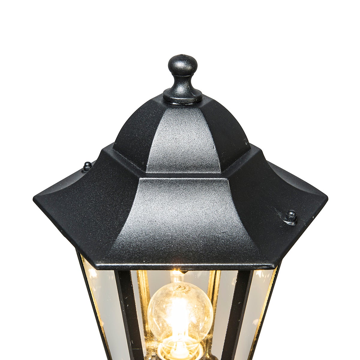 Klassieke staande buitenlamp, zwart, 125 cm, IP44 - New Orleans