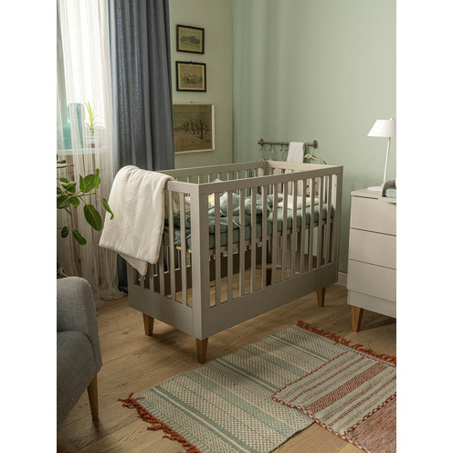 Lit bébé 60x120 LOUNGE Gris - VOX