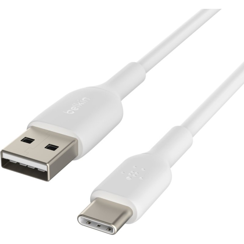 Belkin CAB001BT2MWH câble USB 2 m USB A USB C Blanc