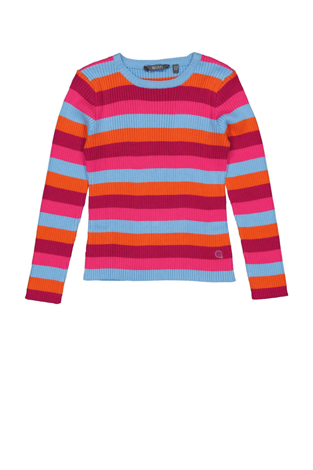 Quapi gestreepte ribgebreide longsleeve DILAY multicolor