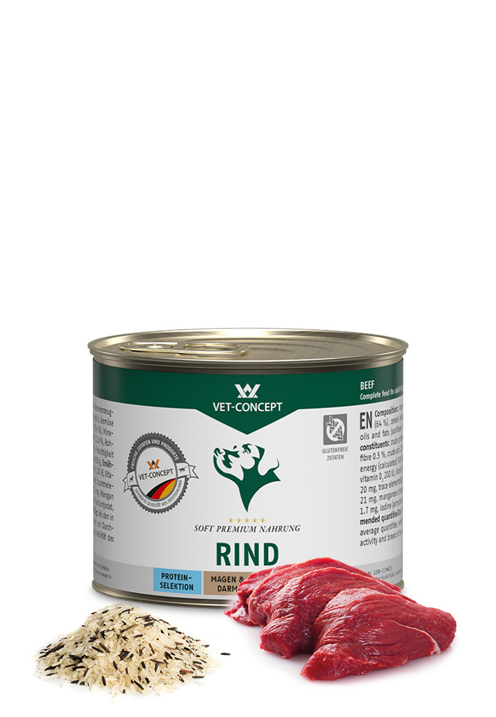 Hundemenü Rind