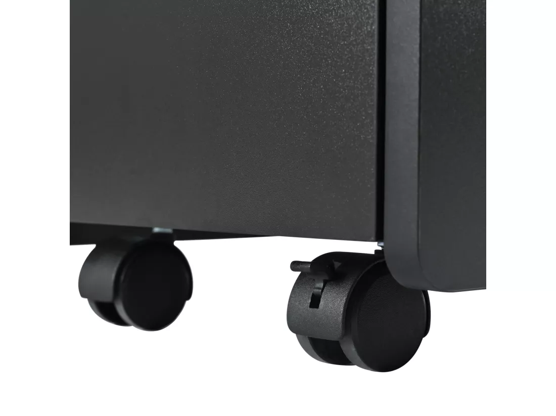 Buffet à roulettes - avec rangement multifonctionnel - designunique - Noir