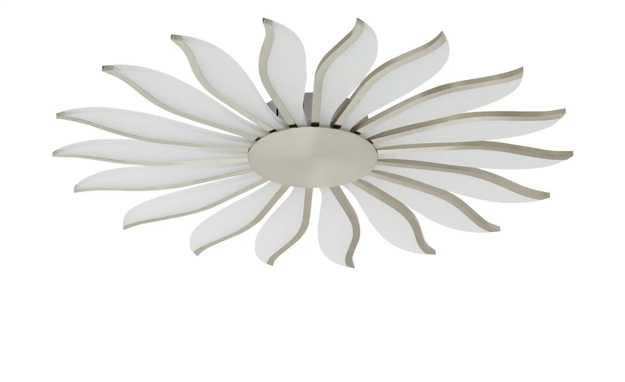 Meisterleuchten LED-Deckenleuchte, ´Sonne´ Nickel matt