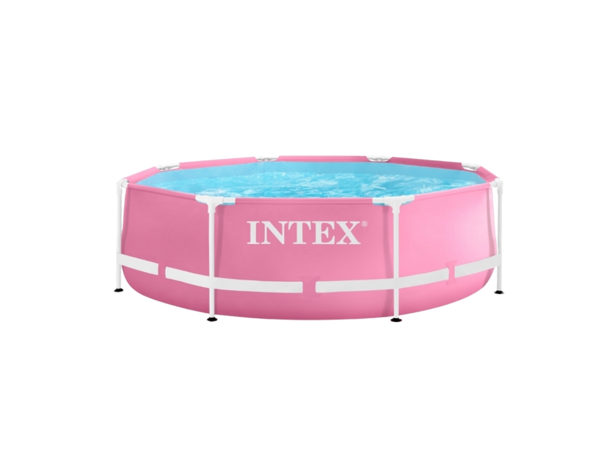 Intex Metal Frame 244x76cm Zwembad - Pink