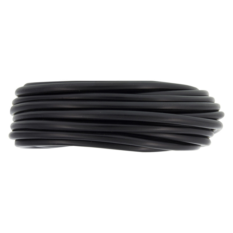 Huishoudkabel rond H03VV-F 10m 2x0,75mm² zwart