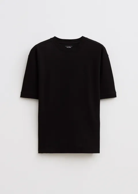 Loose fit t-shirt zwart (ZWART)