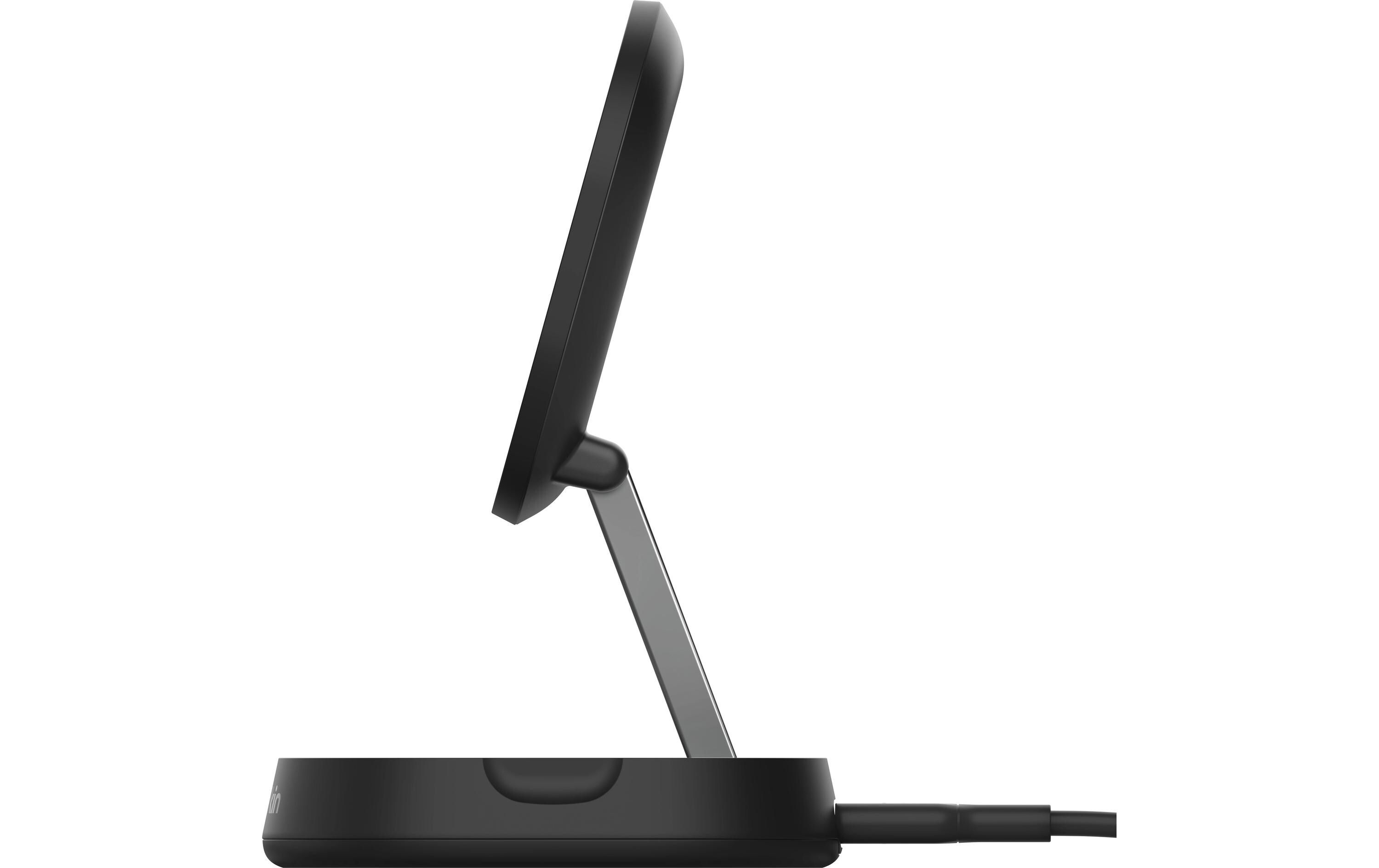 Wireless Charger Boost Charge Pro Schwarz inkl. NetzteilVerstellbare kabellose magnetische Ladestation mit Qi2