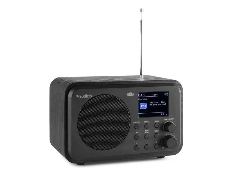 Audizio DAB  Radio Milan Schwarz DAB  Radio mit Bluetooth