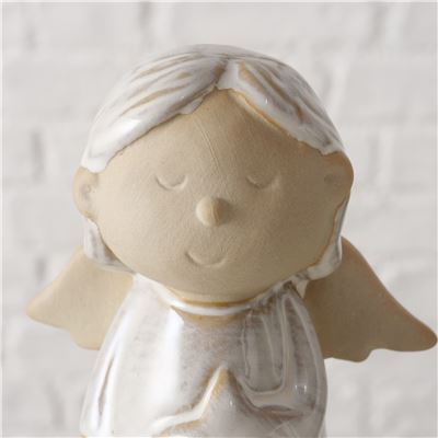 Ange de Noël en céramique