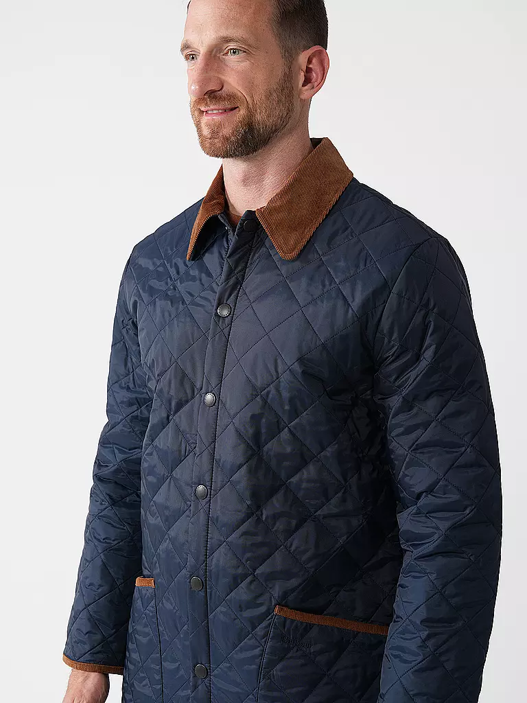 BARBOUR Leichtsteppjacke LIDDESDALE  dunkelblau