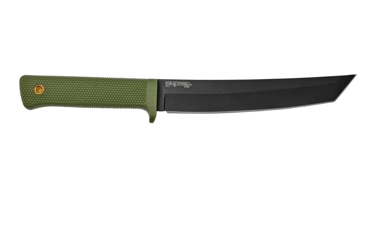 Cold Steel Recon Tanto SK5 49LRTODBK OD-green, Black, vaststaand mes