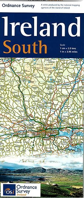 ORDNANCE SURVEY - IRELAND SOUTH 1 250 000