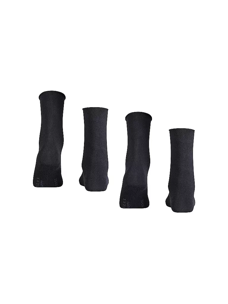 FALKE Happy Socken 2er Pkg dark navy blau