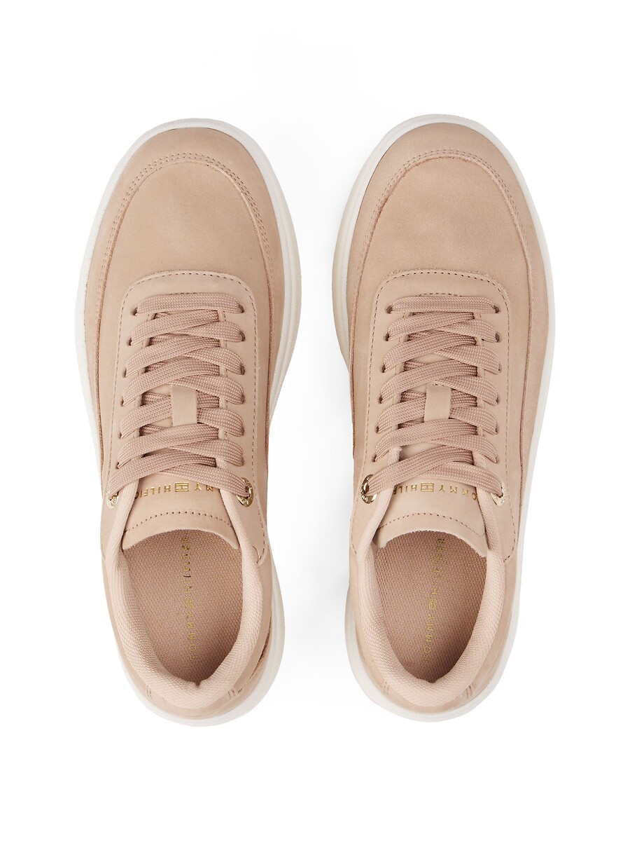TOMMY HILFIGER<br>Tênis de couro nobuck Modern Court