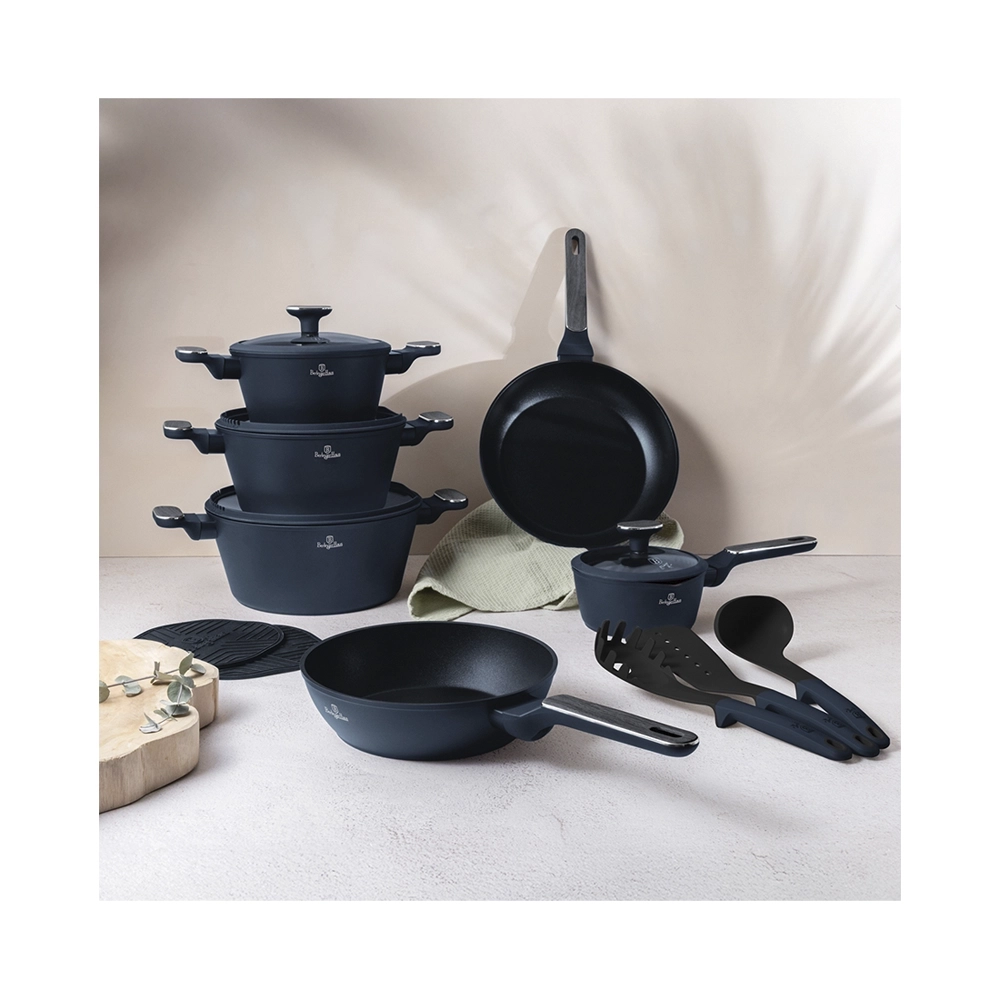 Berlinger Haus 15-teiliges Kochgeschirr-Set Deep Sea Collection