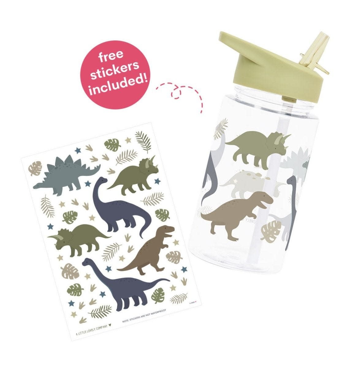 A little lovely company A little lovely company Drinkfles Dinosaurussen