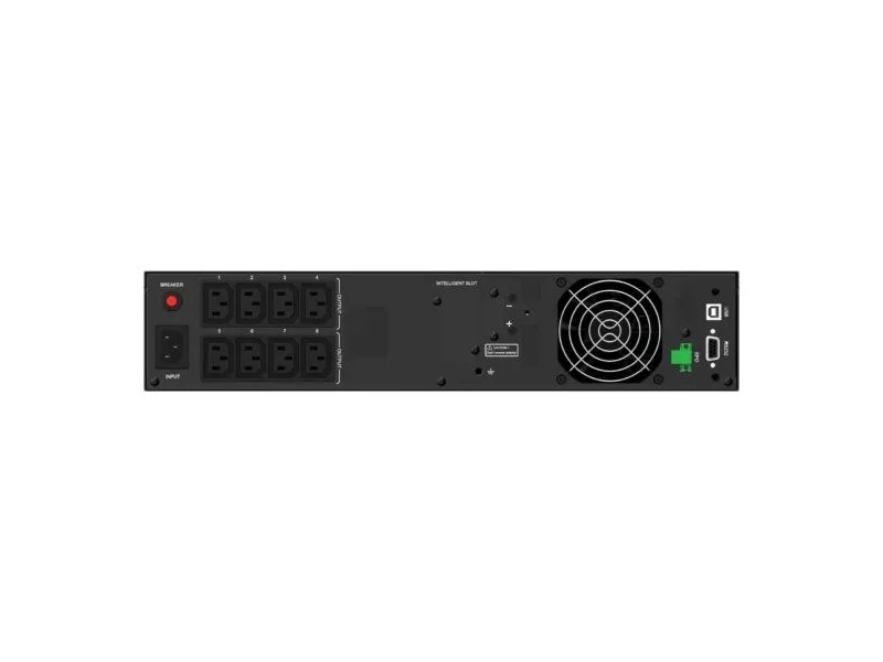BlueWalker PowerWalker VI 2000 RLP - UPS - 1800 Watt - 2000 VA - 9 Ah - RS-232, USB - Udgangsporte: 8 - 2U (10121192)