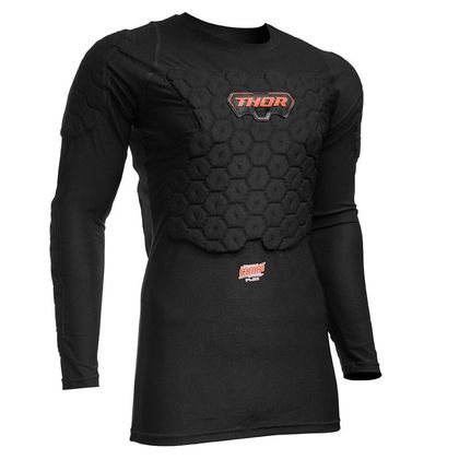 Gilet de protection Thor COMP XP - FLEX LONG DEFLECTOR - BLACK 2024 - Noir