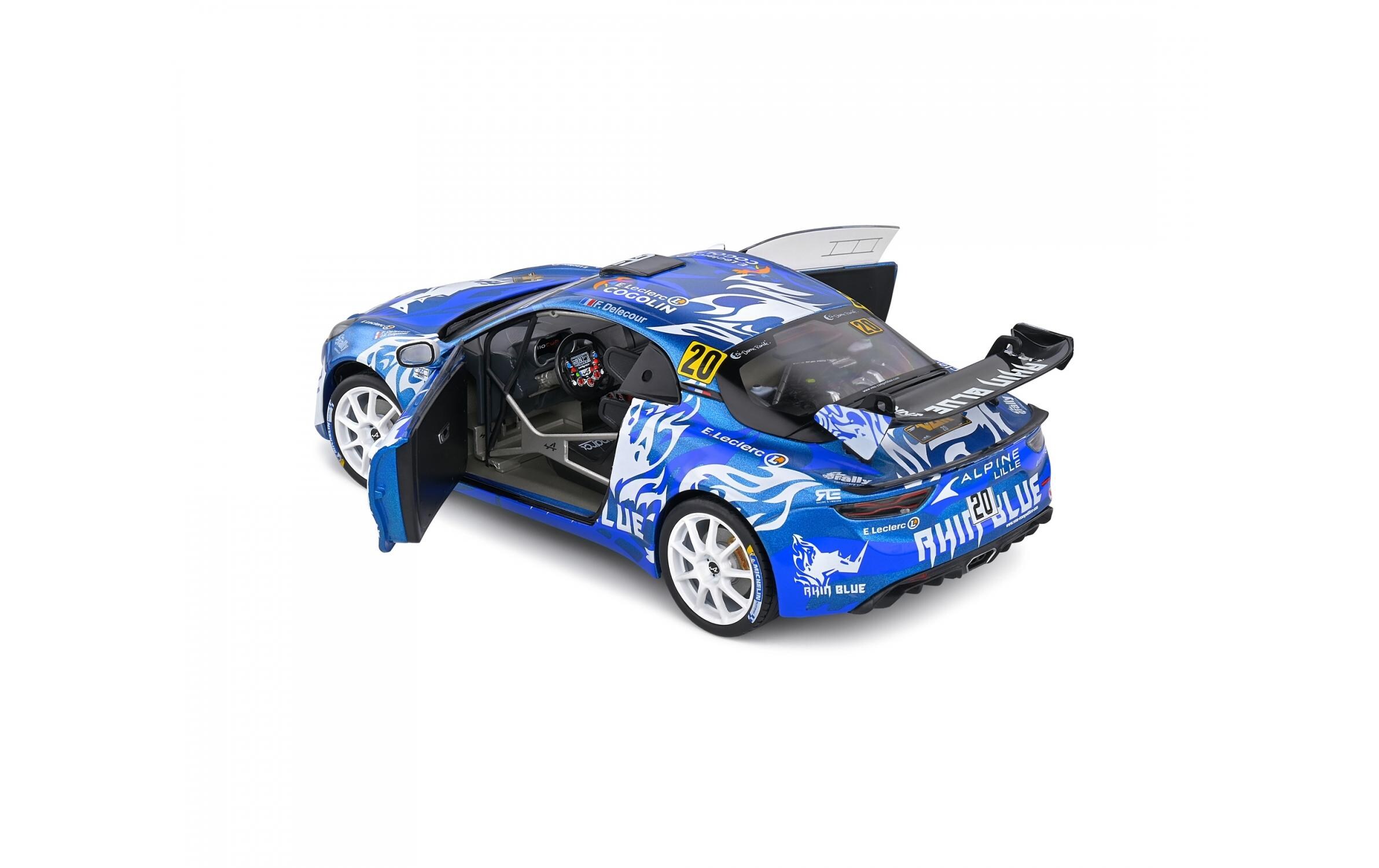 Rennwagen Alpine A110 Rally du Var, 1:18Detailgetreues Modellauto für Sammler im Massstab 1:18
