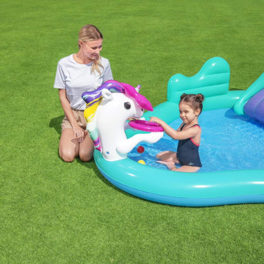 Aire de jeu gonflable licorne Bestway