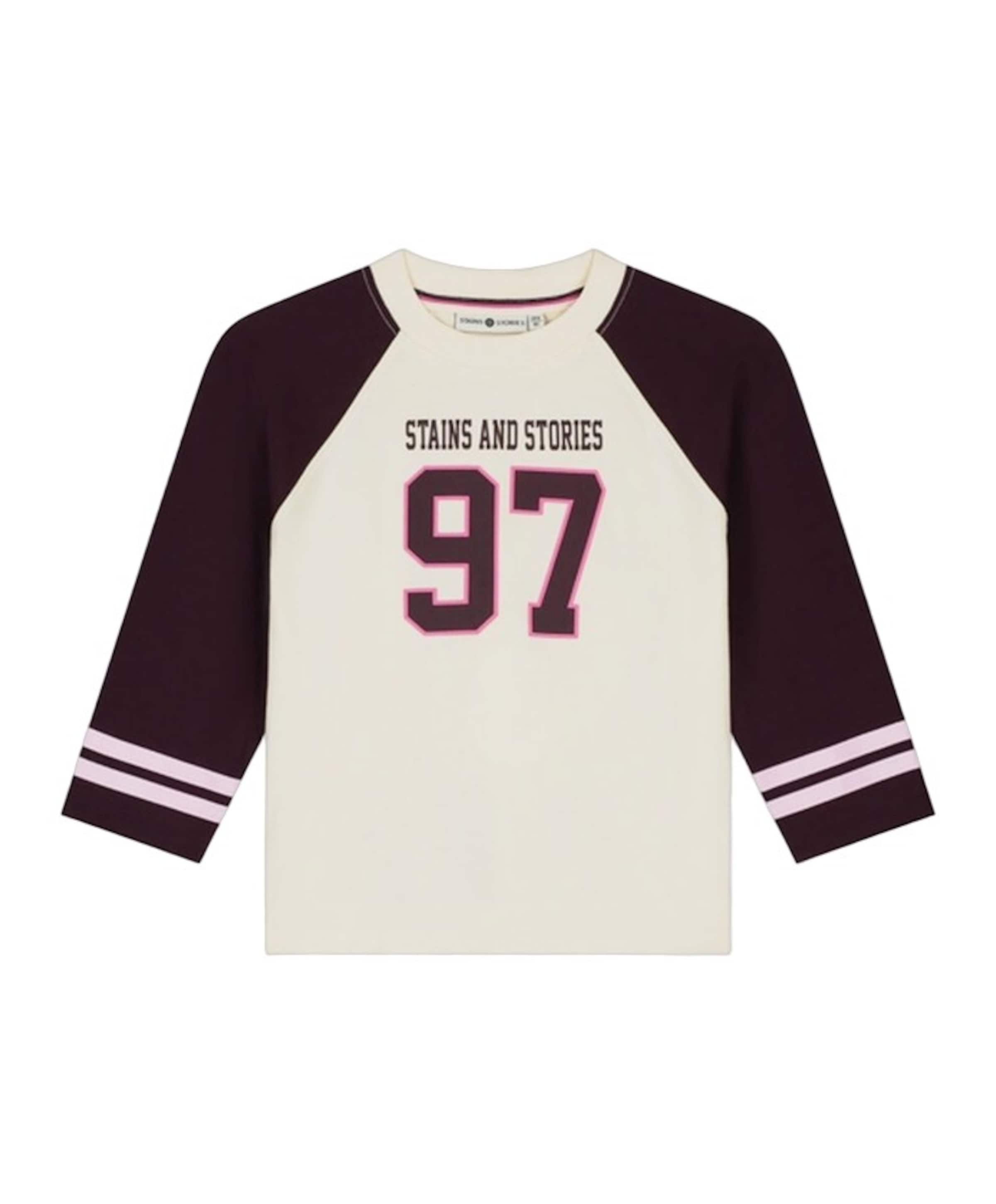 Stains & Stories Meisjes longsleeve bordeaux
