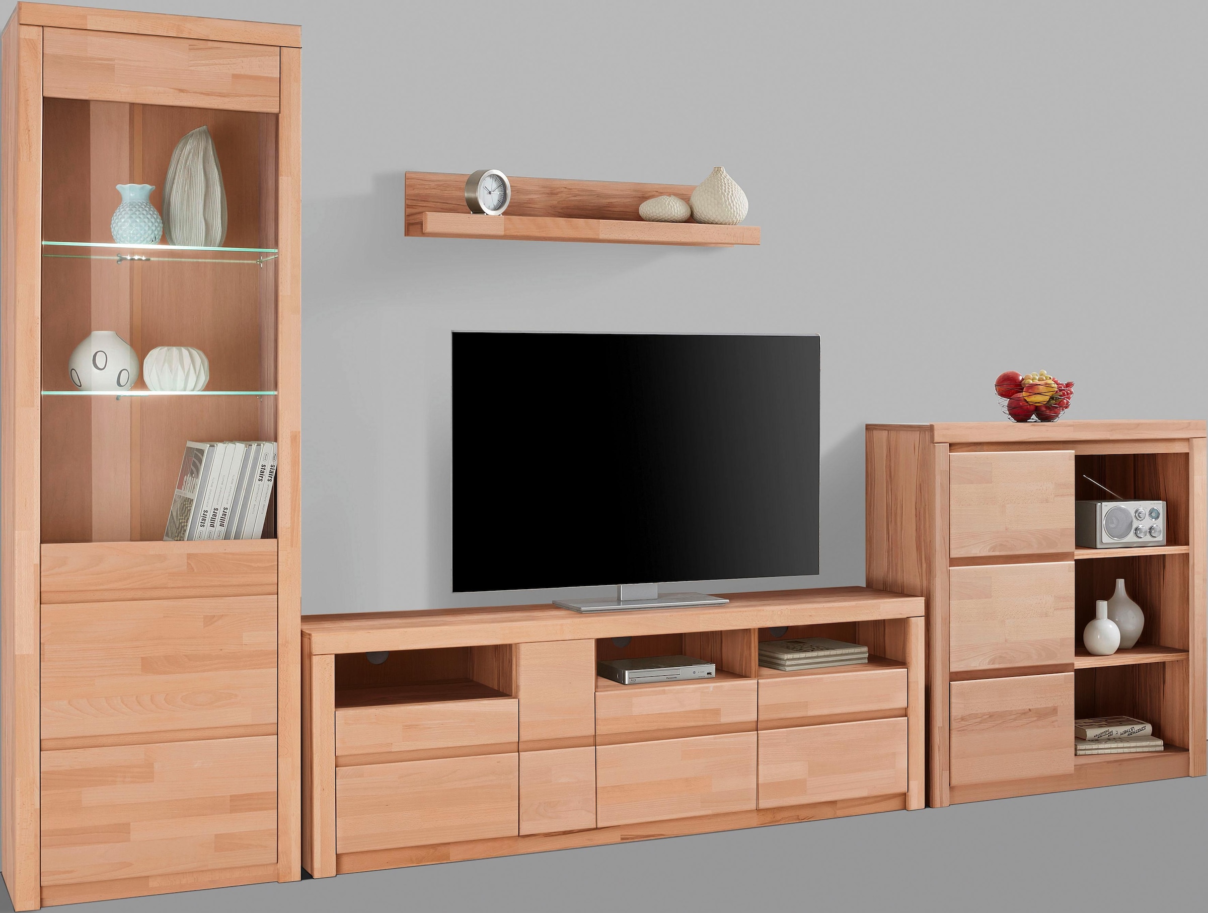 Home affaire Wohnwand »Silkeborg« Set, 4 Stk. tlg.