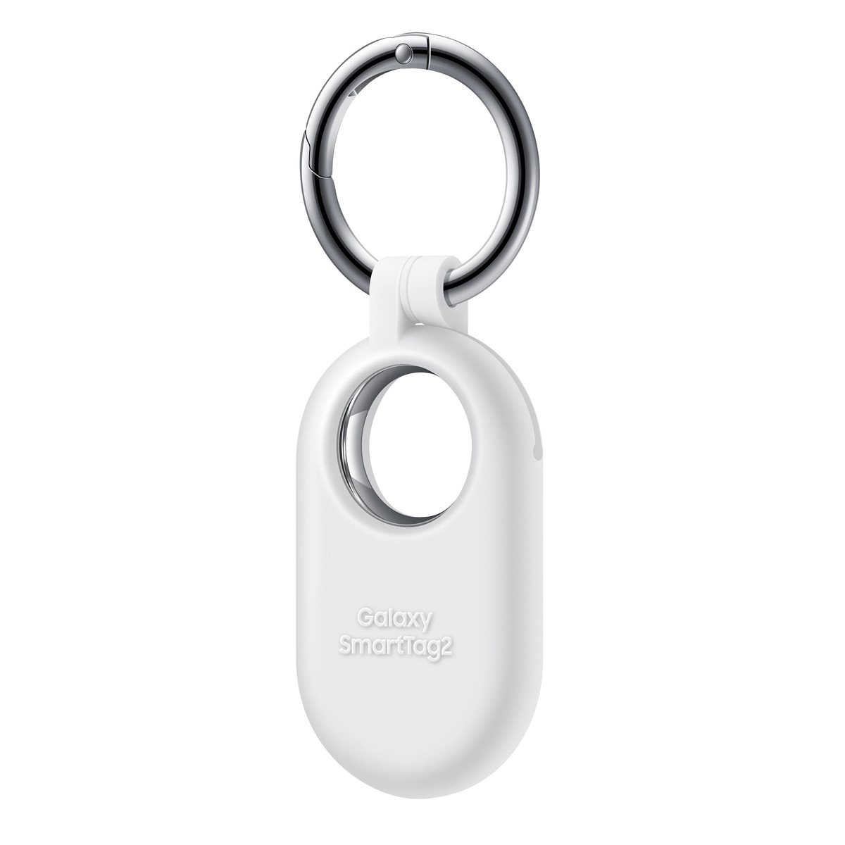 Galaxy SmartTag 2 Anhänger Silikon Case Hülle Schlüsselanhänger mit Schlüsselring (EF-PT560CWEGWW) - Weiss