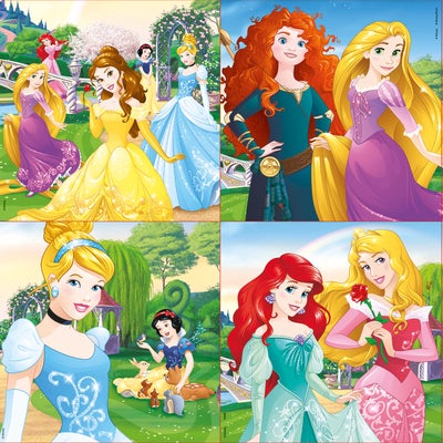 Educa Disney Princess Puslespill 4-in-1
